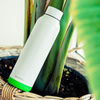 Quokka Solid - Rozsdamentes acél termikus palack 630 ml (Lime Vibe)