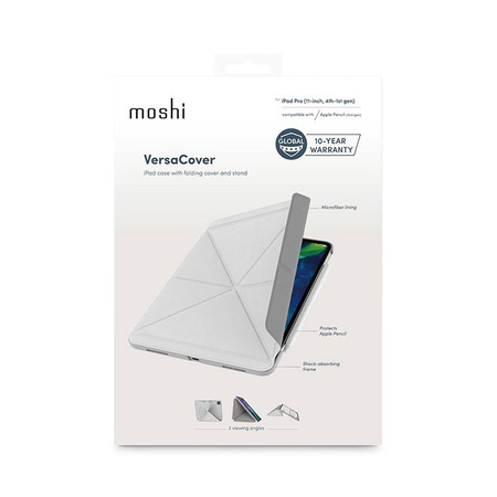 Moshi VersaCover - iPad Pro 11" (2022/2018) origami tok (szürke)