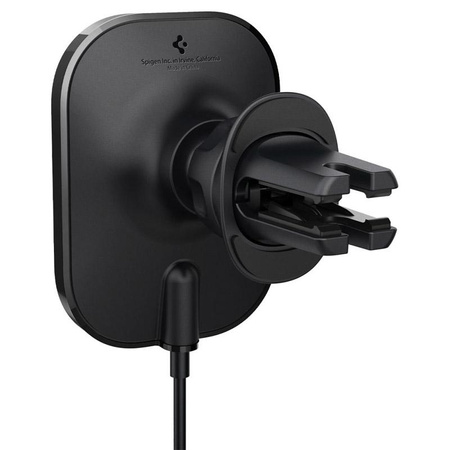 Spigen ITM12W OneTap Pro 3 - Support magnétique pour voiture avec recharge sans fil MagSafe 15W (Noir)