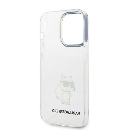 Karl Lagerfeld IML NFT Choupette - pouzdro pro iPhone 14 Pro (průhledné)