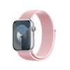 Crong Nylon - Bracelet sport pour Apple Watch 38/40/41/42 mm (rose poudré)