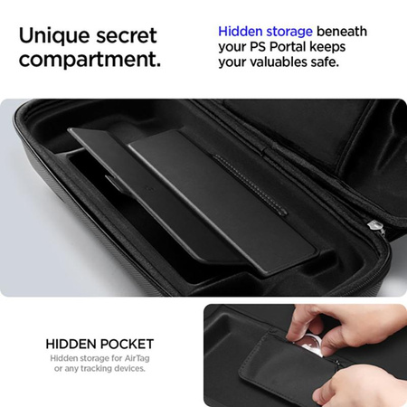 Spigen Rugged Armor Pro - Étui pour Sony PlayStation Portal (noir)