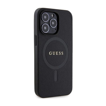 Guess Saffiano MagSafe - iPhone 13 Pro Case (black)