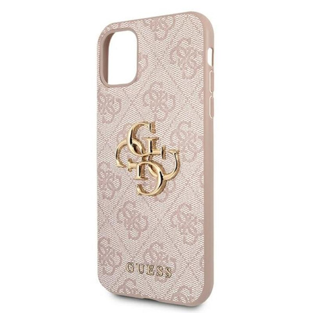 Guess 4G Big Metal Logo - pouzdro pro iPhone 11 (růžové)