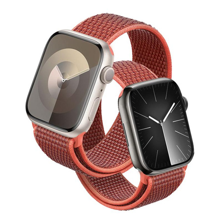 Crong Nylon - Sportovní řemínek pro Apple Watch 38/40/41/42 mm (Sunny Apricot)