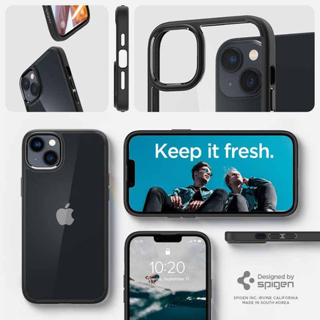 Spigen Ultra Hybrid - tok iPhone 14 készülékhez (fekete)