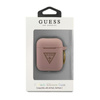 Guess Silicone Triangle Logo - Airpods Case (pink)