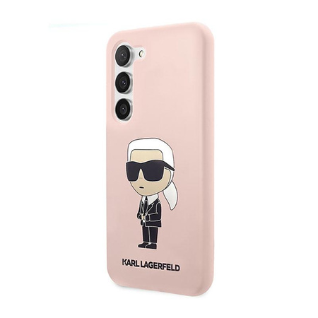 Karl Lagerfeld Silicone NFT Ikonik - Hülle für Samsung Galaxy S23+ (Pink)