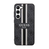 Pouzdro Guess 4G s potiskem pruhů - Samsung Galaxy S23+ (černé)