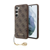 Kolekce Guess 4G Charms - pouzdro pro Samsung Galaxy A35 5G (hnědé)