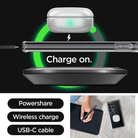 Spigen Ultra Hybrid - Schutzhülle für Samsung Galaxy S24 Ultra (Transparent)