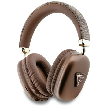 Guess 4G Triangle Logo - Écouteurs intra-auriculaires sans fil Bluetooth V5.3 (marron)