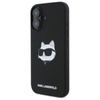 Karl Lagerfeld Silicone Choupette Head Print MagSafe - Case iPhone 16 (black)