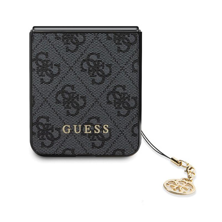 Guess 4G Charms Kollektion - Tasche für Samsung Galaxy Z Flip 5 (grau)