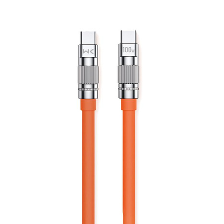 WEKOME WDC-188 Wingle Series - Připojovací kabel USB-C na USB-C 100W s rychlým nabíjením 1 m (oranžový)