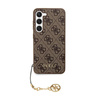 Kolekce Guess 4G Charms - pouzdro pro Samsung Galaxy S24 (hnědé)