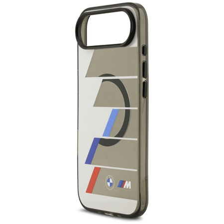 BMW M IML Metal Buttons Tricolor Lines MagSafe – Kryt iPhone Air (antracit)
