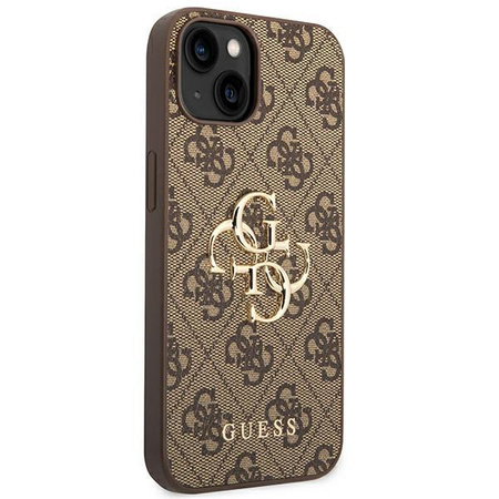 Guess 4G Big Metal Logo - iPhone 14 tok (barna)