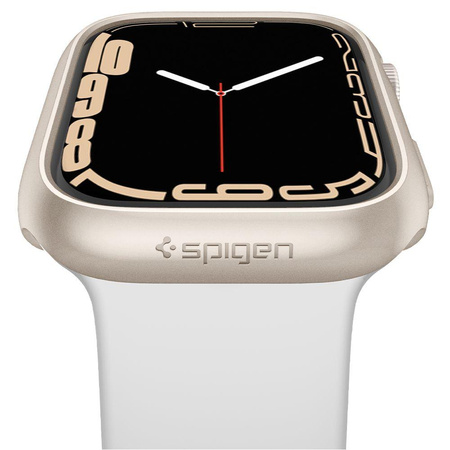 Spigen Thin Fit - Étui pour Apple Watch 8 / Watch 7 41 mm (Starlight)