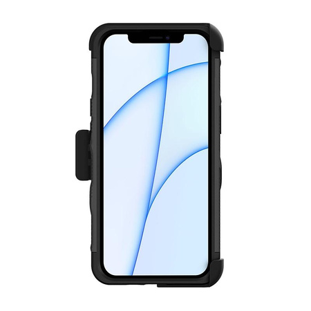 ZIZO BOLT Series - Coque blindée pour iPhone 13 avec écran en verre 9H + étui avec support (noir)
