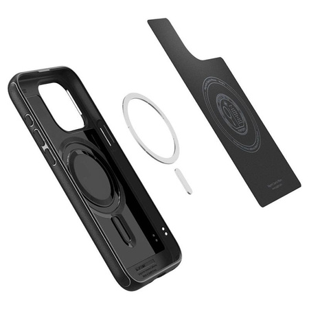 Spigen Mag Armor MagSafe - Gehäuse für iPhone 15 Pro (Schwarz matt)