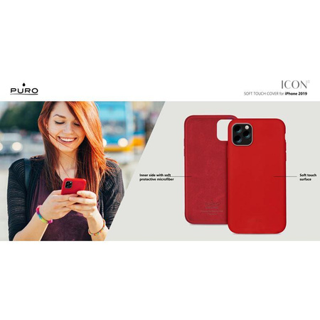 PURO ICON Cover - Etui iPhone 11 Pro Max (piaskowy róż)