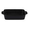 Alpina - Ceramic rectangular ovenproof dish 21.8x13.2x5 cm (black)