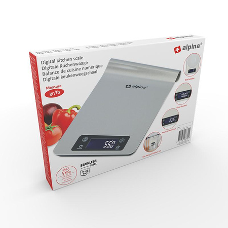 Alpina - elektronische Küchenwaage bis zu 5 kg