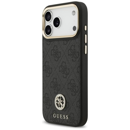 ETUI DO IPHONE 17 PRO MAX do MAGSAFE GUESS CZARNE ORYGINALNE ELEGANCKIE