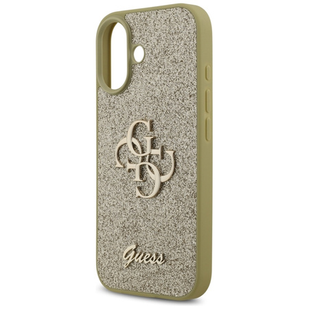 ETUI DO IPHONE 17 GUESS ORYGINALNE ZŁOTE BROKATOWE ELEGANCKIE MODNE CASE
