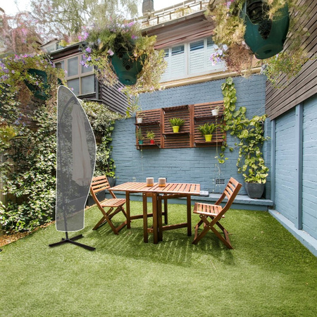 Kinzo - Protective Cover for Garden Umbrella 265x70 cm (Anthracite)