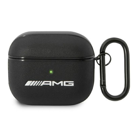 AMG Leather Big Logo - pouzdro pro AirPods 3 (černé)