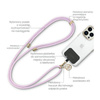 Guess CBDY Cord - Universal phone strap (lilac)