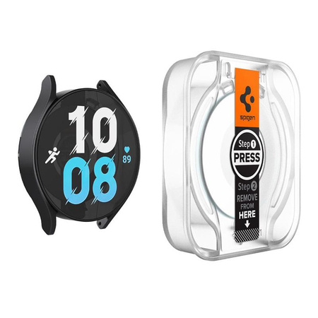Spigen GLAS.TR EZ FIT 2-Pack - Verre trempé pour Samsung Galaxy Watch 6 40 mm (2 pcs)