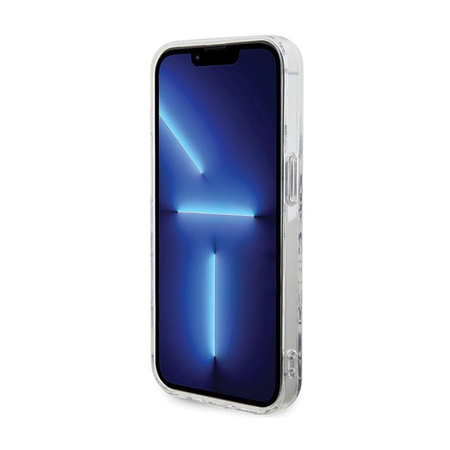 Hello Kitty IML Kitty On Bricks Graffiti - pouzdro iPhone 13 Pro (bílé)