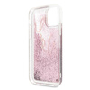 Karl Lagerfeld Signature Glitter Case - pouzdro pro iPhone 11 Pro Max (růžově zlaté)