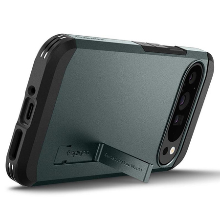 Spigen Tough Armor - tok a Google Pixel 9 Pro XL készülékhez (Abyss Green)