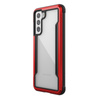 X-Doria Raptic Shield - Coque aluminium Samsung Galaxy S21 (Protection antimicrobienne) (Rouge)