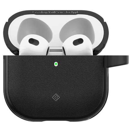 Spigen Caseology Vault - Étui pour Apple AirPods 4 (Noir mat)