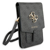 Guess 4G Big Metal Logo Phone Bag - taška s přihrádkou na smartphone (černá)