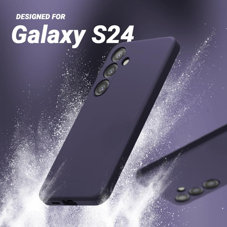 Crong Color Hülle - Samsung Galaxy S24 Gehäuse (lila)