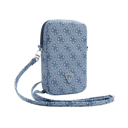 Guess Zip 4G Triangle - telefontáska (kék)