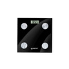 Alpina - Balance intelligente avec analyseur de composition corporelle IMC, bluetooth, app (noir)