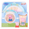 Peppa Pig - Service de vaisselle micro-ondable (assiette + bol + tasse) Peppa Pig
