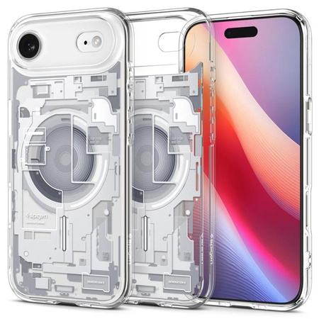 ETUI DO IPHONE AIR do MAGSAFE SPIGEN ULTRA HYBRID ORYGINALNE MAGNETYCZNE