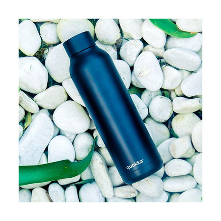 Quokka Solid - Termo láhev z nerezové oceli 630 ml (Jet Black)