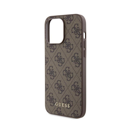 Guess 4G Metal Gold Logo - iPhone 15 Pro Max Case (brown)