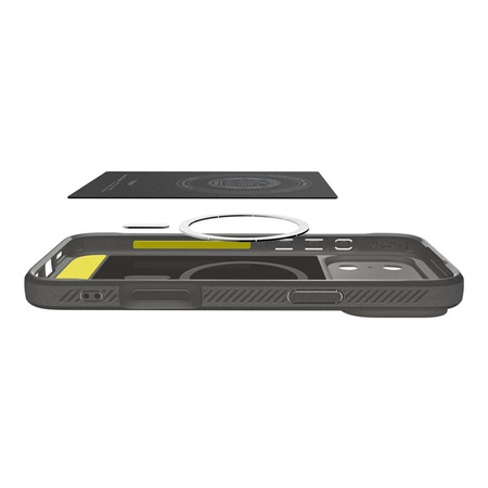 ETUI DO IPHONE 17 PRO MAX do MAGSAFE SPIGEN RUGGED ARMOR ORYGINALNE SZARE