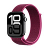 Crong Nylon - Bracelet sport pour Apple Watch 38/40/41/42 mm (Magenta Fusion)