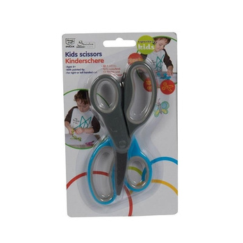 Topwrite - Stainless steel scissors 2 pcs. (Gray and Blue)